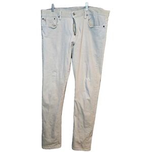 🤍 Vintage Polo Ralph Lauren PRL Co. Straight Cream Jeans Men's 36x34 🤍‎